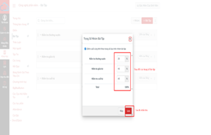 HƯỚNG DẪN THIẾT LẬP TRỌNG SỐ VÀ THÊM BÀI TẬP TRÊN CANVAS LMS