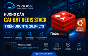 Cài Đặt Redis Stack Trên Ubuntu 26.04 LTS Chi Tiết Từ A-Z