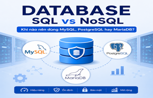 Khi nào nên dùng MySQL, PostgreSQL hay MariaDB? So sánh chi tiết cho doanh nghiệp