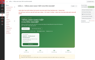 Mẫu nhúng HTML cho khóa học – Course trên Canvas LMS tại CloudX