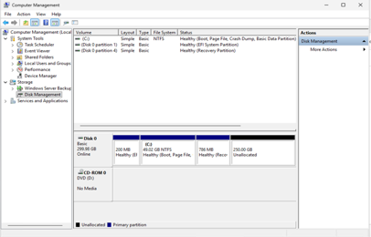 Hướng Dẫn Sửa Lỗi Không Extend Được Ổ C Trên Windows Server 2025 Do Vướng Phân Vùng Recovery