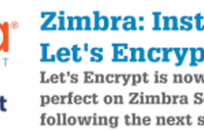 Hướng dẫn Cấu hình, Renew SSL free LetsEncrypt cho Zimbra Email Server